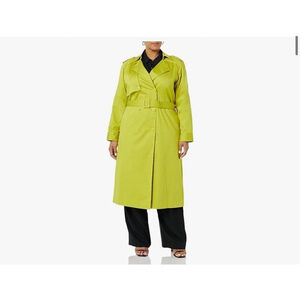 NEW TEREA Citronelle Nicolette Belted Trench Coat XL